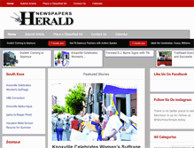 Tablet Screenshot of heraldnewstn.com